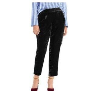J.Crew Black Velvet Pants VGUC perfect for fall/winter comfy and polished